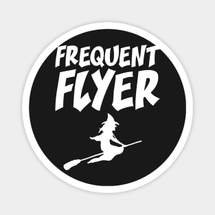Funny Halloween Witch Frequent Flyer Magnet